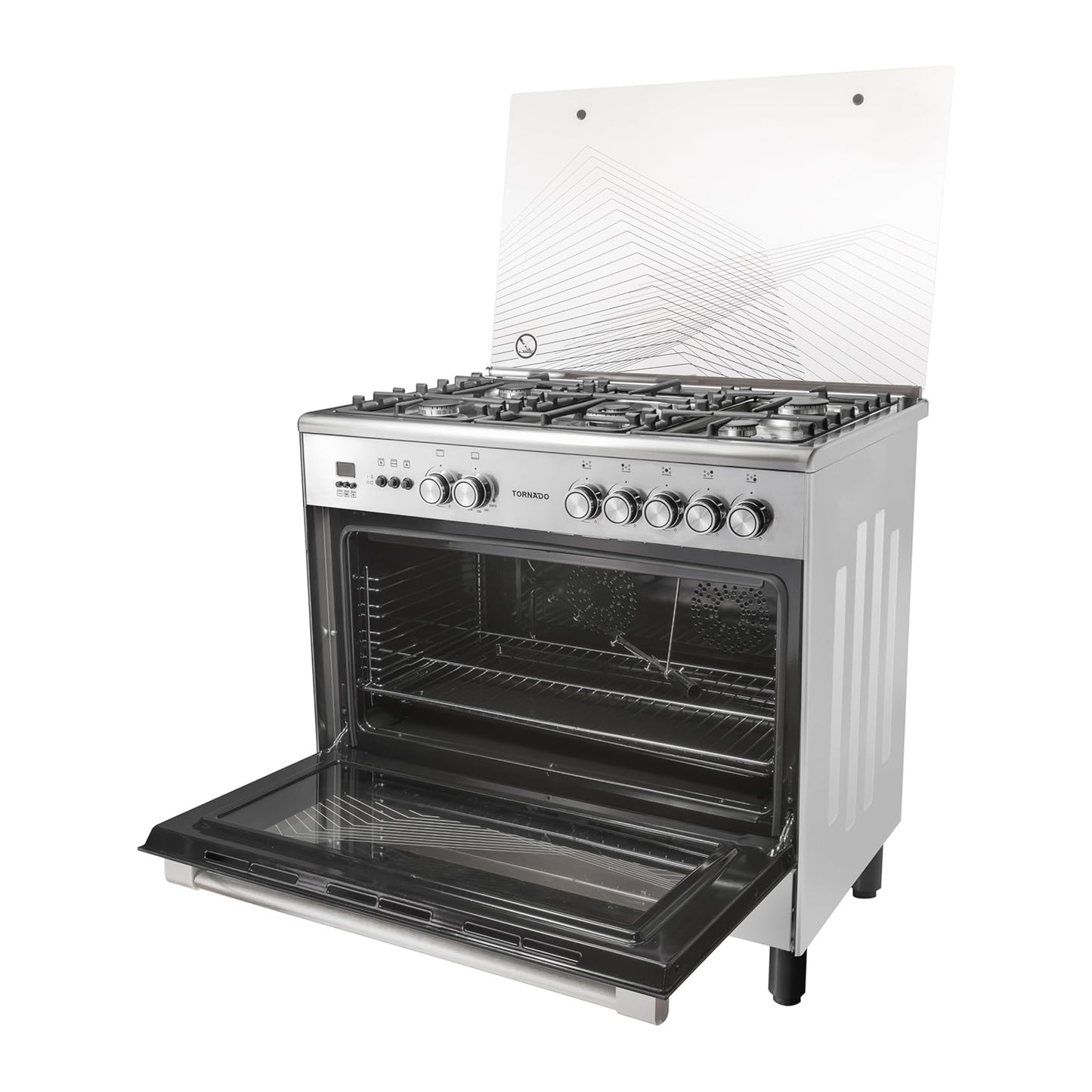 Tornado 90X60 Cm 5 Burner Cooking Range, 9T10HLA1X0ASG