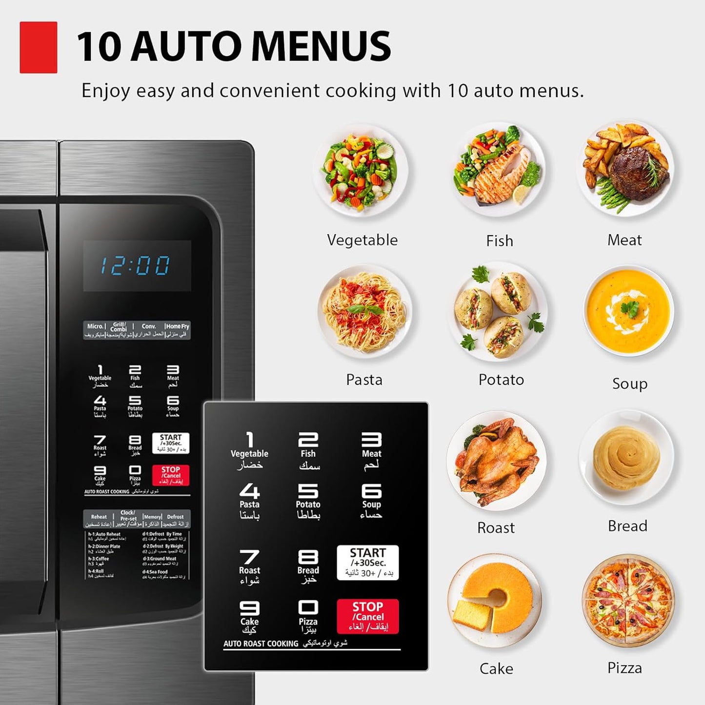 Toshiba 42L Solo Microwave Oven, ML-EC42S-BS