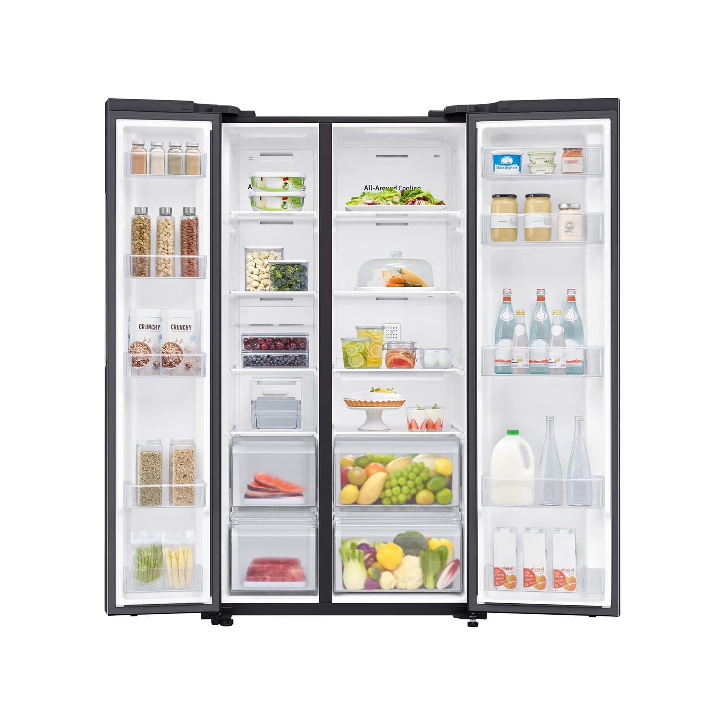 Samsung 680L Side by Side Refrigerator, RS62R5001B4