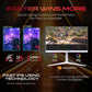 Gameon 27 inch Arctic Pro Series Gaming Monitor - 190Hz, GOA27FHD190IPS