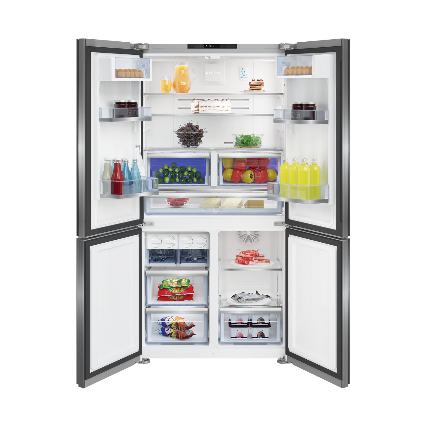 Beko 626L Bottom Freezer Multiple Door Refrigerator, G91626N