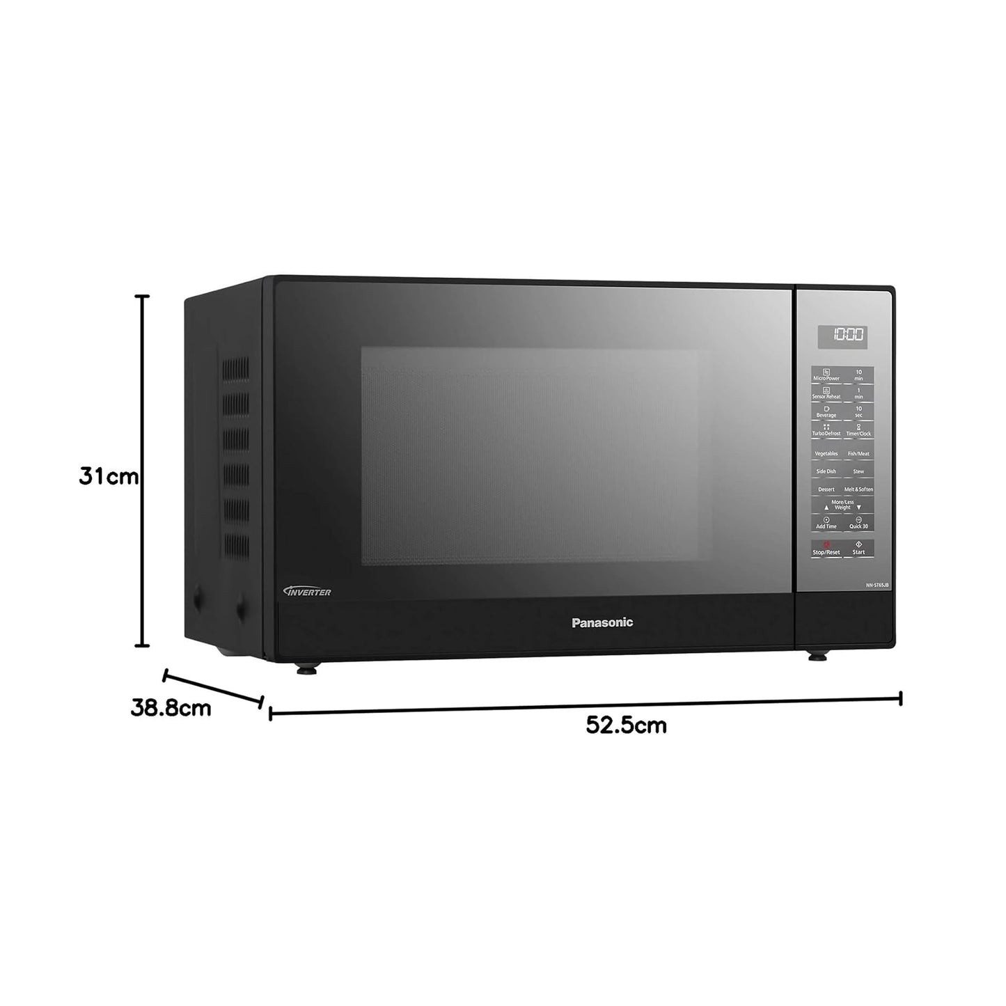 Panasonic 32L Solo Inverter Microwave Oven, NN-ST65JB