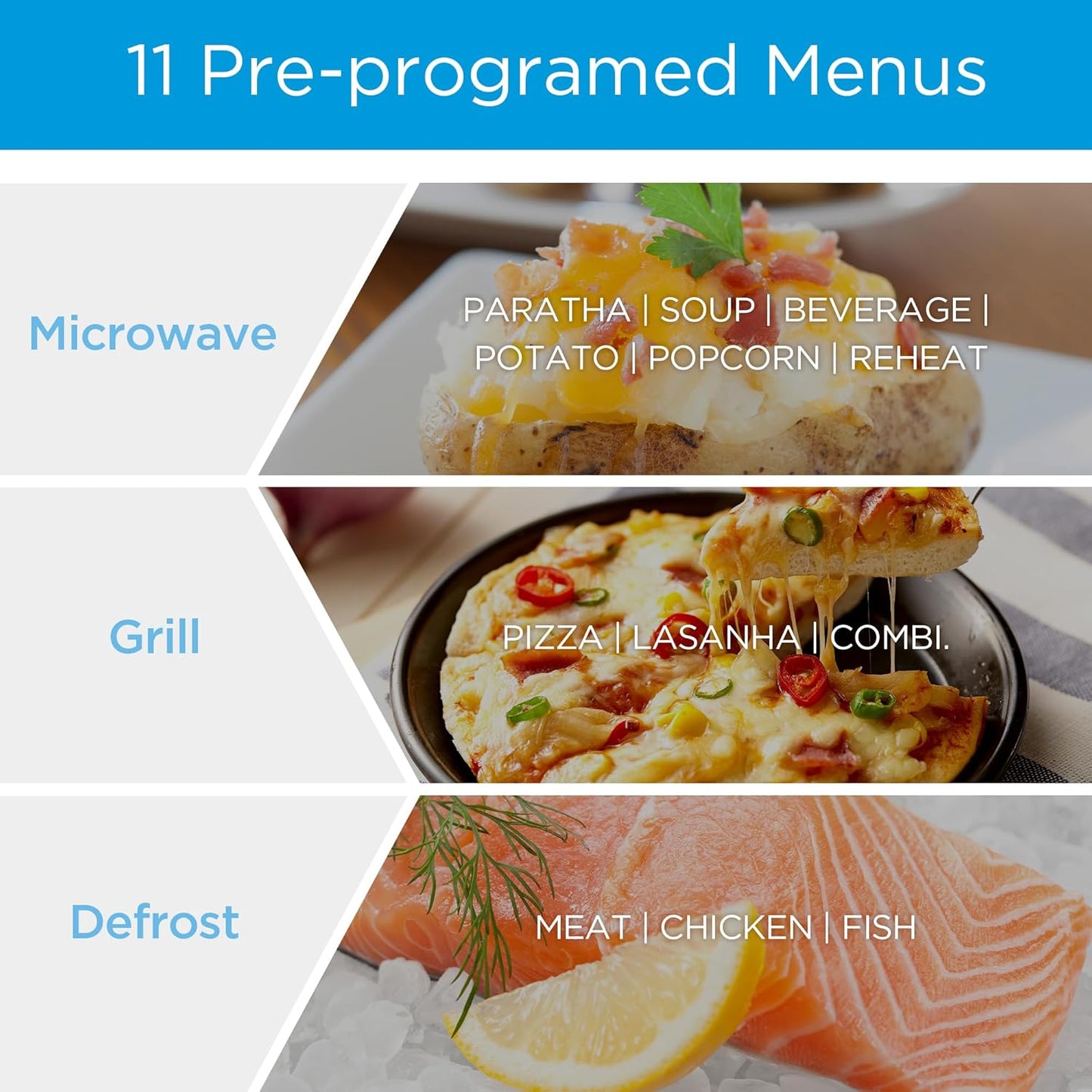 Midea 29L 2-in-1 Microwave Oven with Grill, EG9P032MX