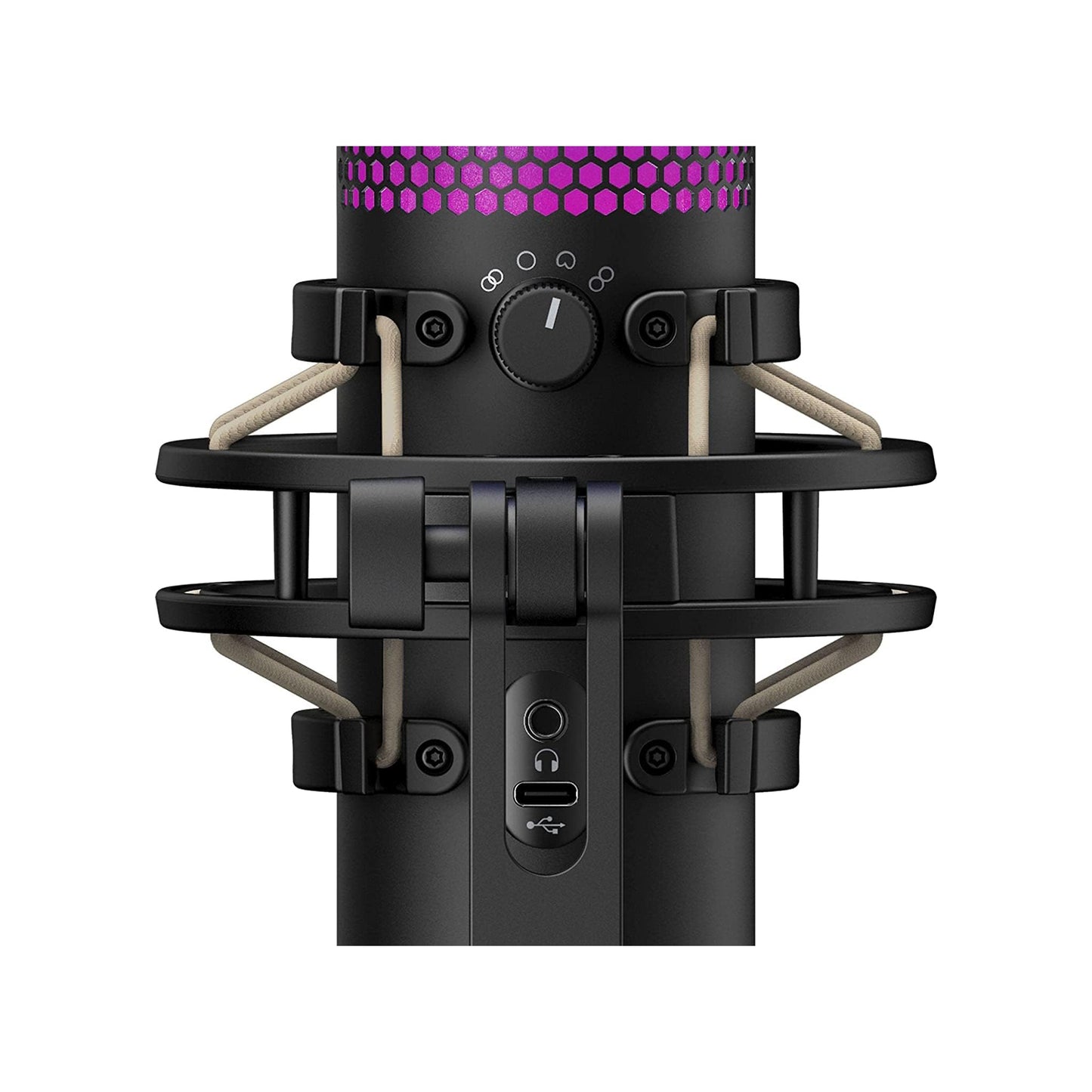 HyperX QuadCast S – RGB USB Condenser Microphone for PC