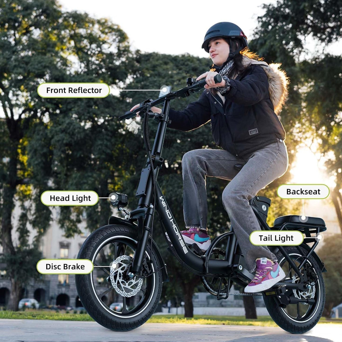 Wind Horse W2 B Electric Bike, W2 B