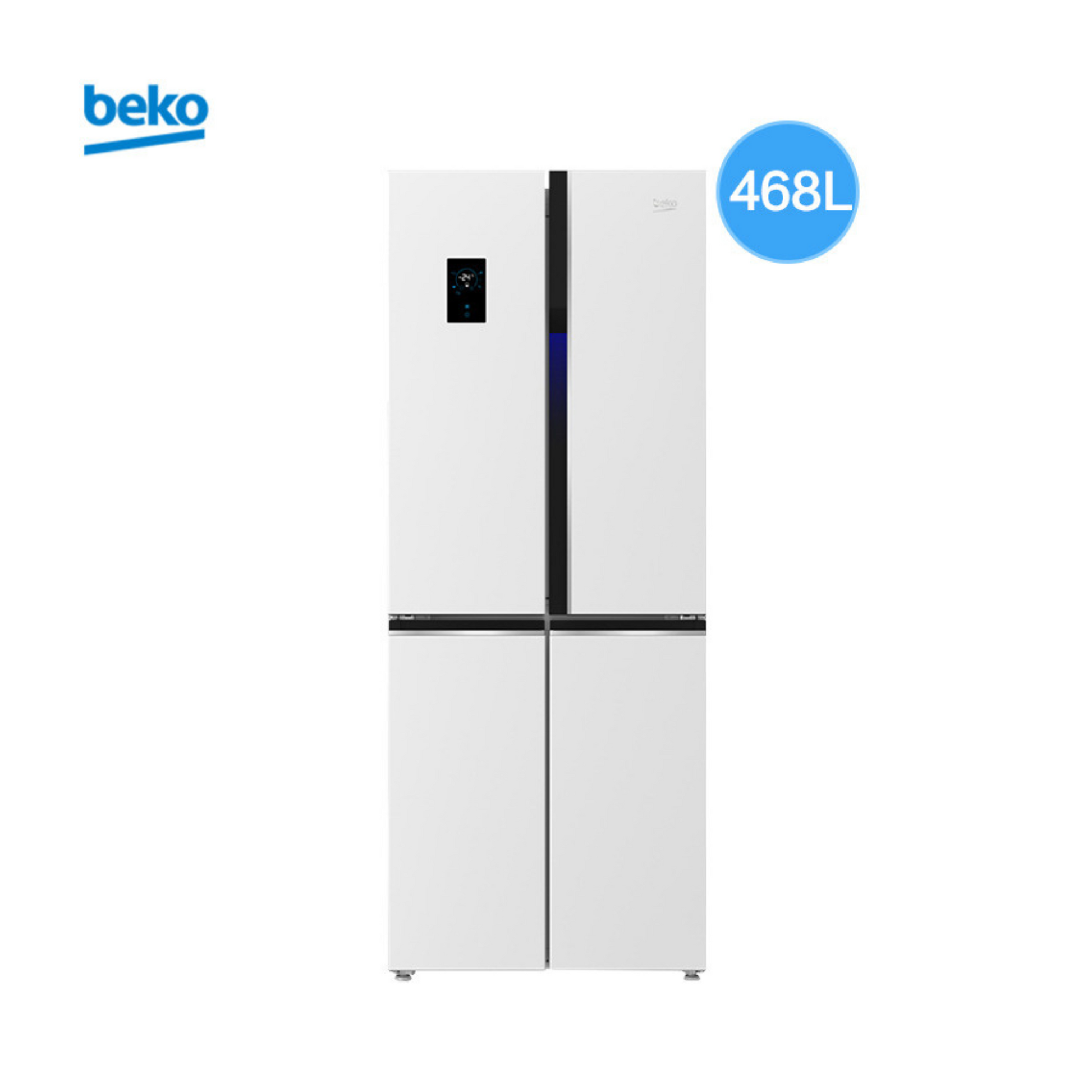 Beko 468L Multi Door Refrigerator, EUG76480IW