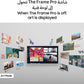 Samsung 85 inch Smart QLED TV- The Frame - 4K, QE85LS03D