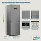 Beko 400L Double Door Refrigerator, RDNE400CS