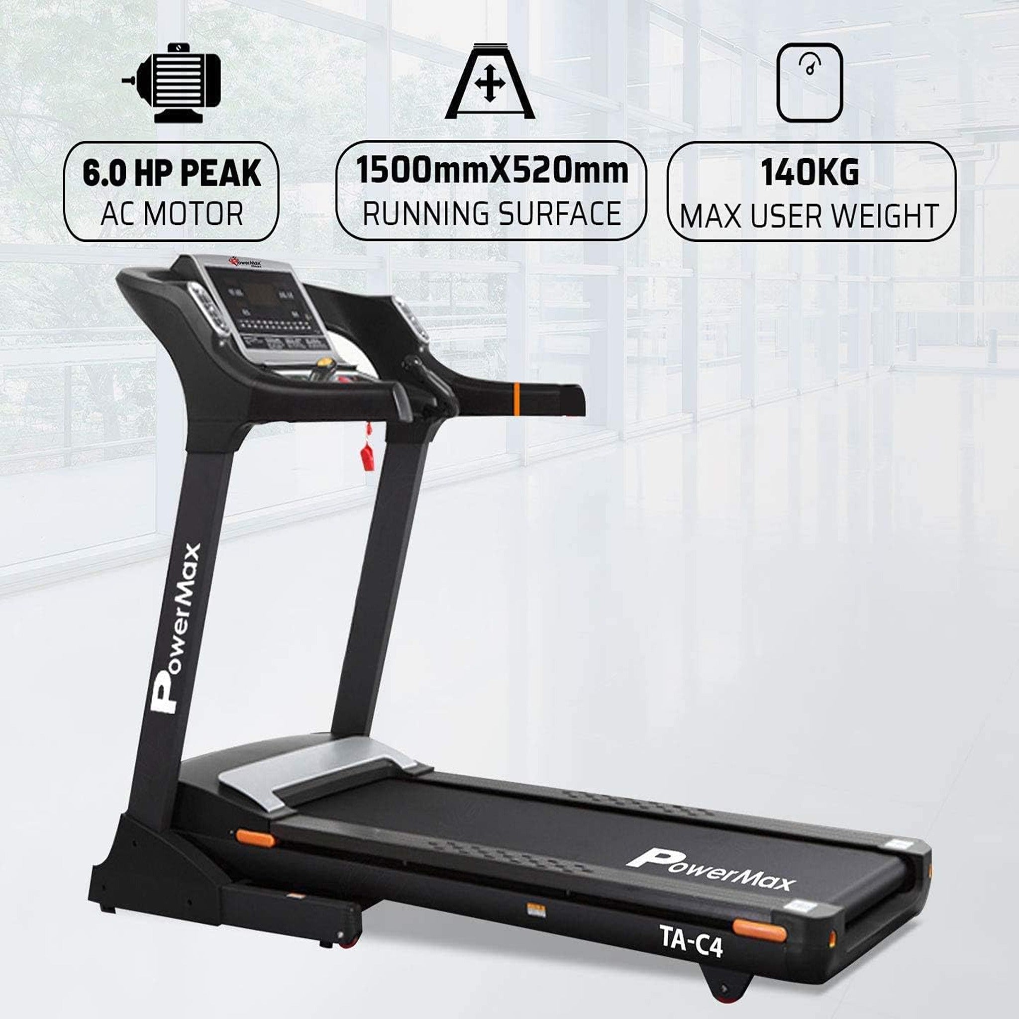 Powermax commercial online treadmill