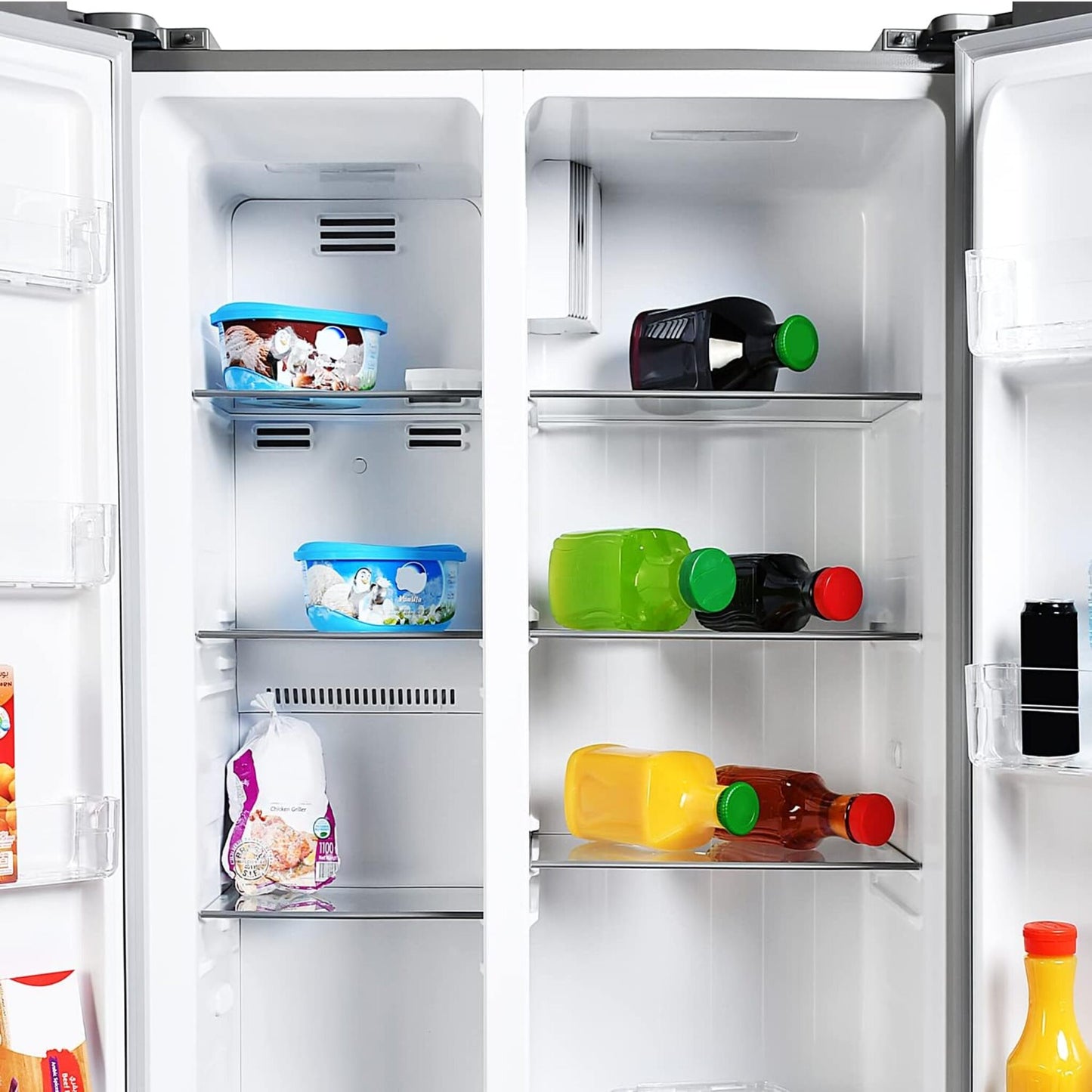 Super General 710L Side by Side Refrigerator, SGR710SBSSSE