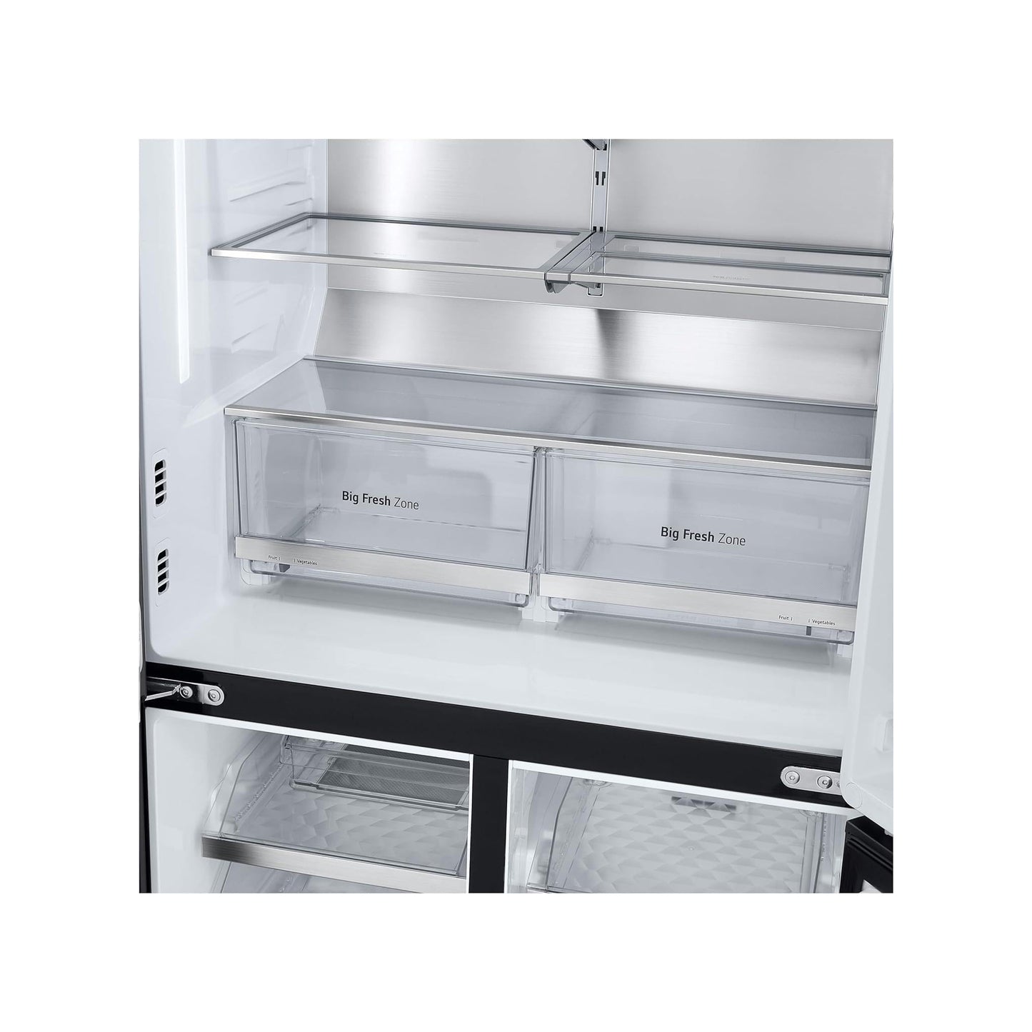 LG 638L Side-by-Side Fridge with InstaView, GMG960EVEE