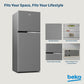 Beko 409L Double Door Refrigerator, RDNT401XS