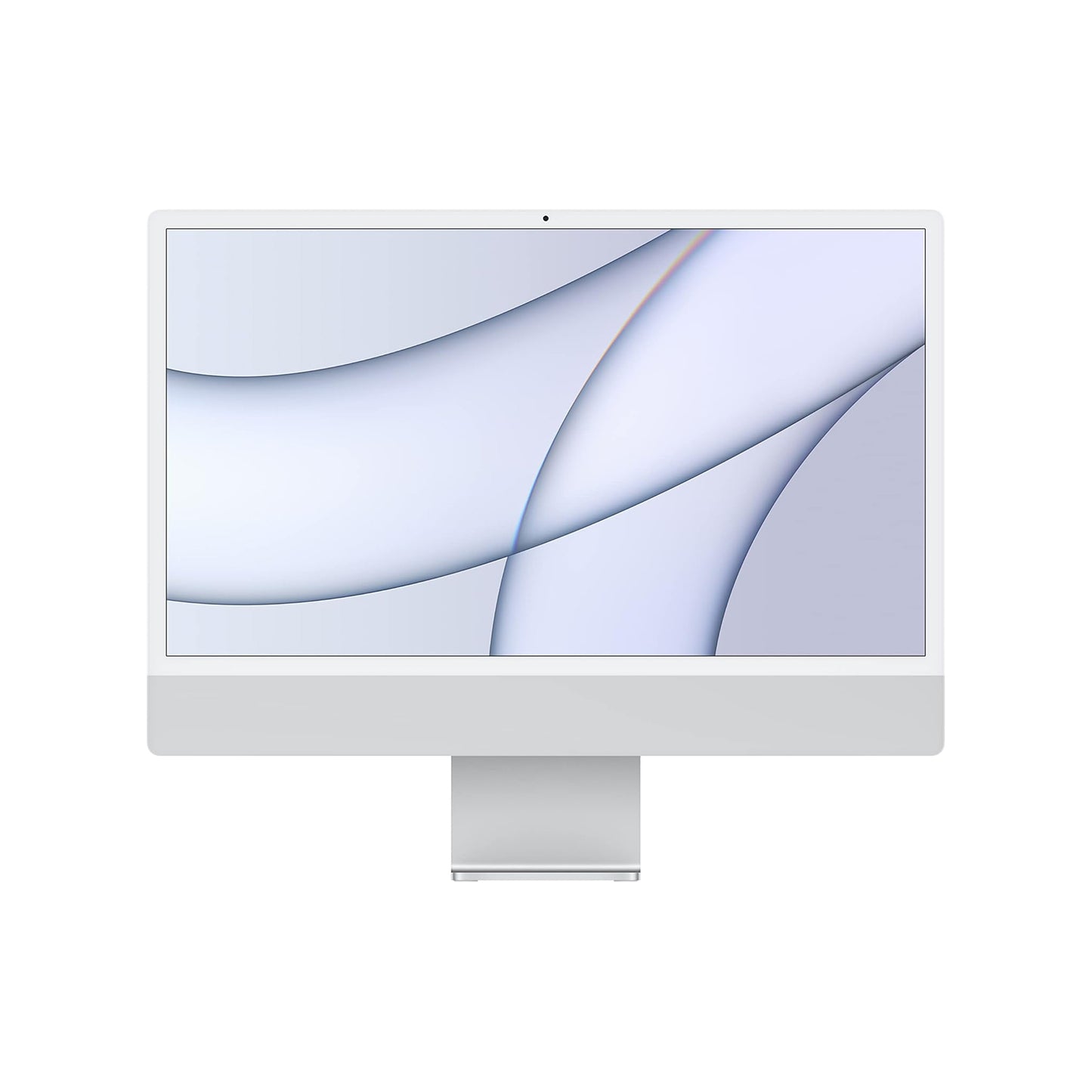 Apple iMac (24-inch, Apple M1 chip with 8‑core CPU and 8‑core GPU, 16GB RAM, 512GB) - Silver
