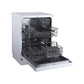 Sharp 12 Place Free Standing Dishwasher, QW-MB612-WH3