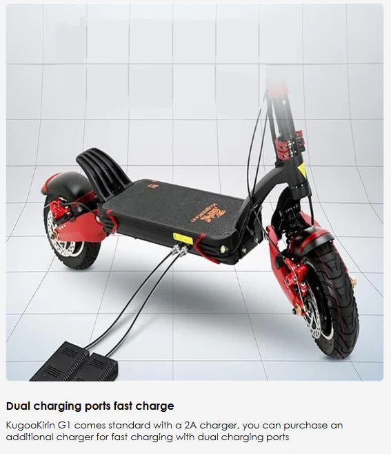Kugoo Electric Scooter 1000W 60KM Range 60KM Speed, G1