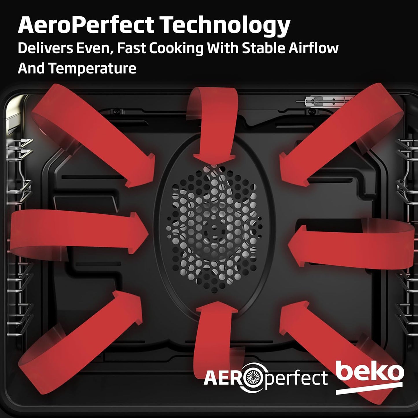 Beko 60X60 Place Free Standing Electric Cooker, FSM67320GXS