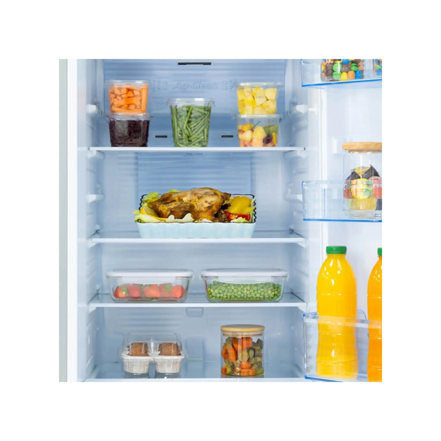 Panasonic 348L Double Door Refrigerator, NR-BC42VSSAE
