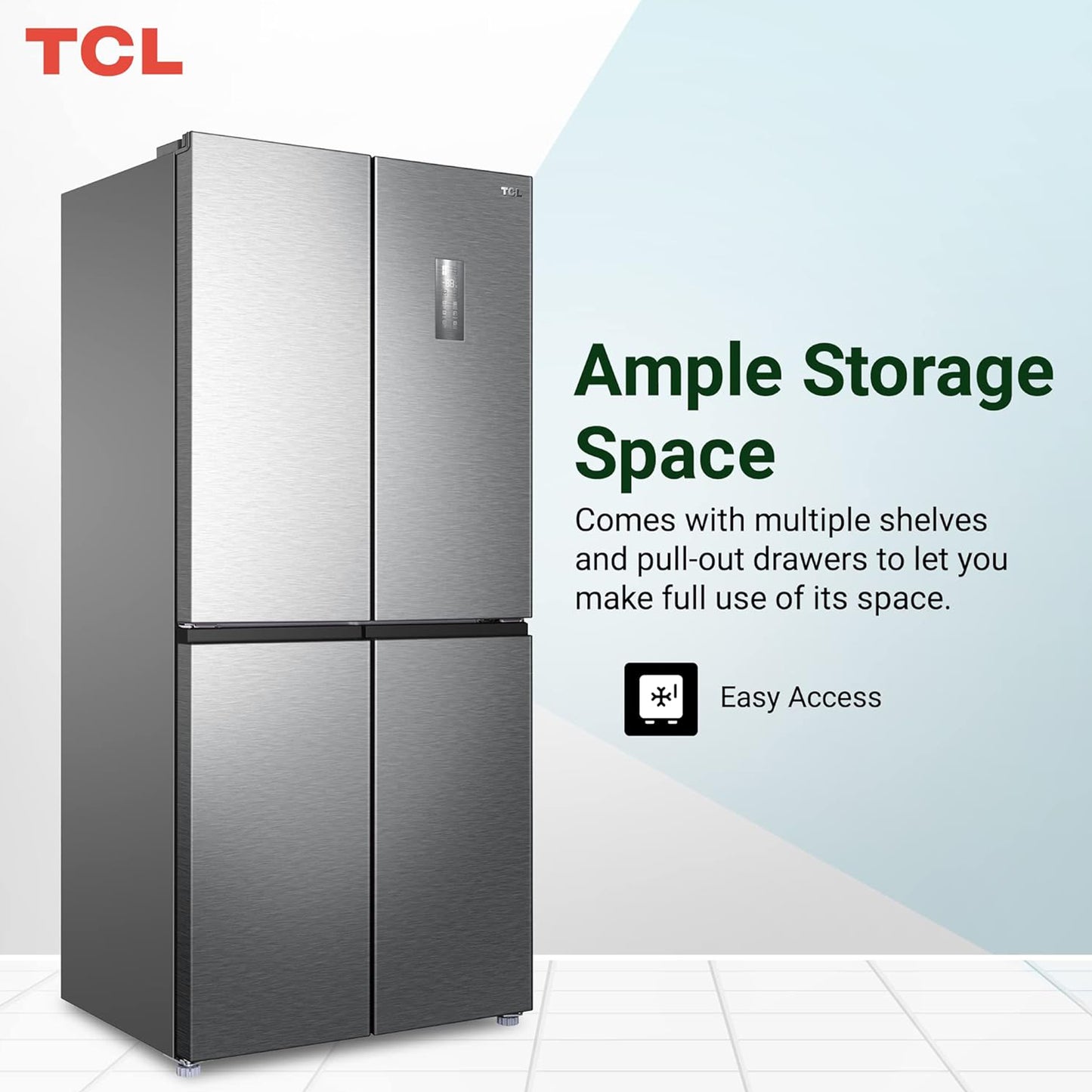 TCL 560L Inverter French Door Refrigerator, P560CDN