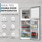 Nikai 190L Double Door Refrigerator, NRF190DN4S