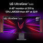 LG 45" Ultragear OLED Curved Gaming Monitor - 240Hz, 45GS95QE