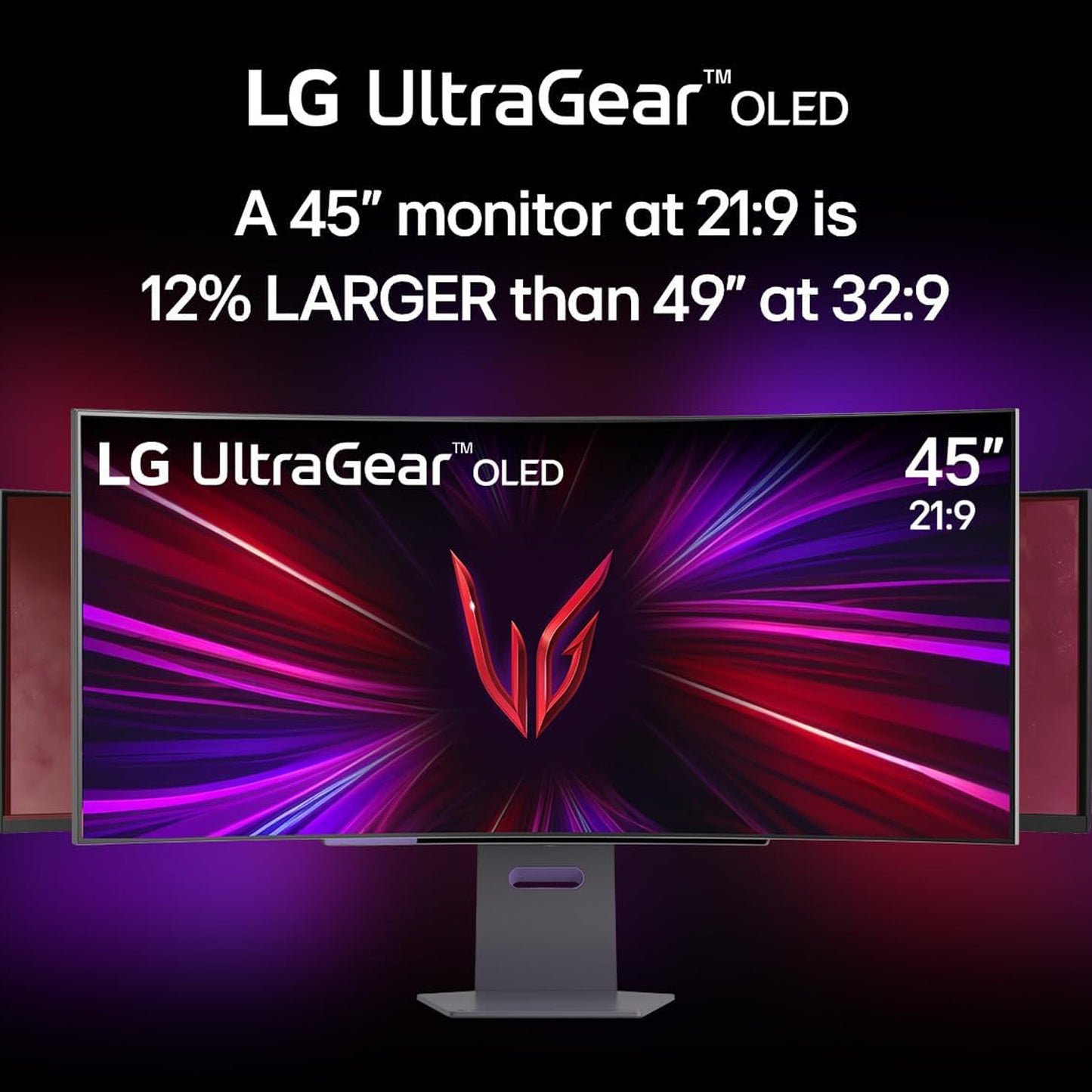 LG 45" Ultragear OLED Curved Gaming Monitor - 240Hz, 45GS95QE