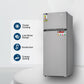 Geepas 240L Top Mount Refrigerator, GRF2400SXE