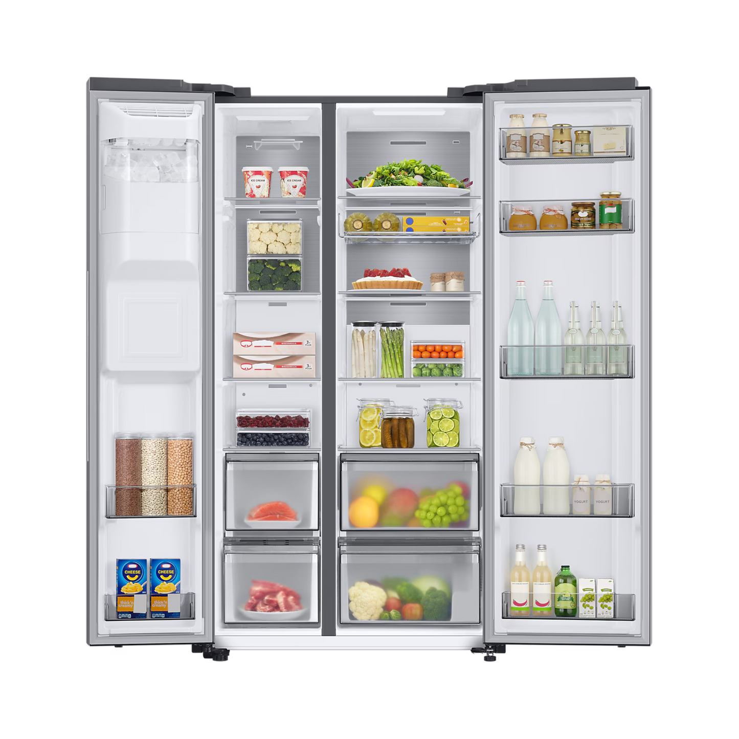 Samsung 635L Side by Side Refrigerator, RS6GA884CS9