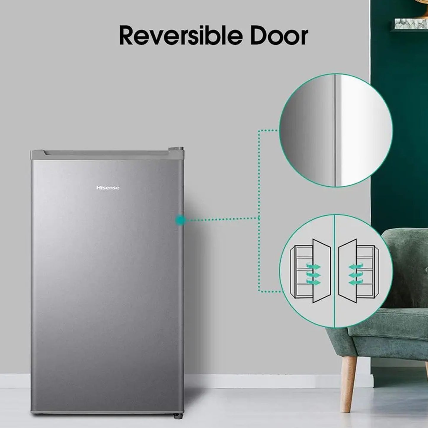 Hisense 122L Single Door Refrigerator, RR122D4SAU
