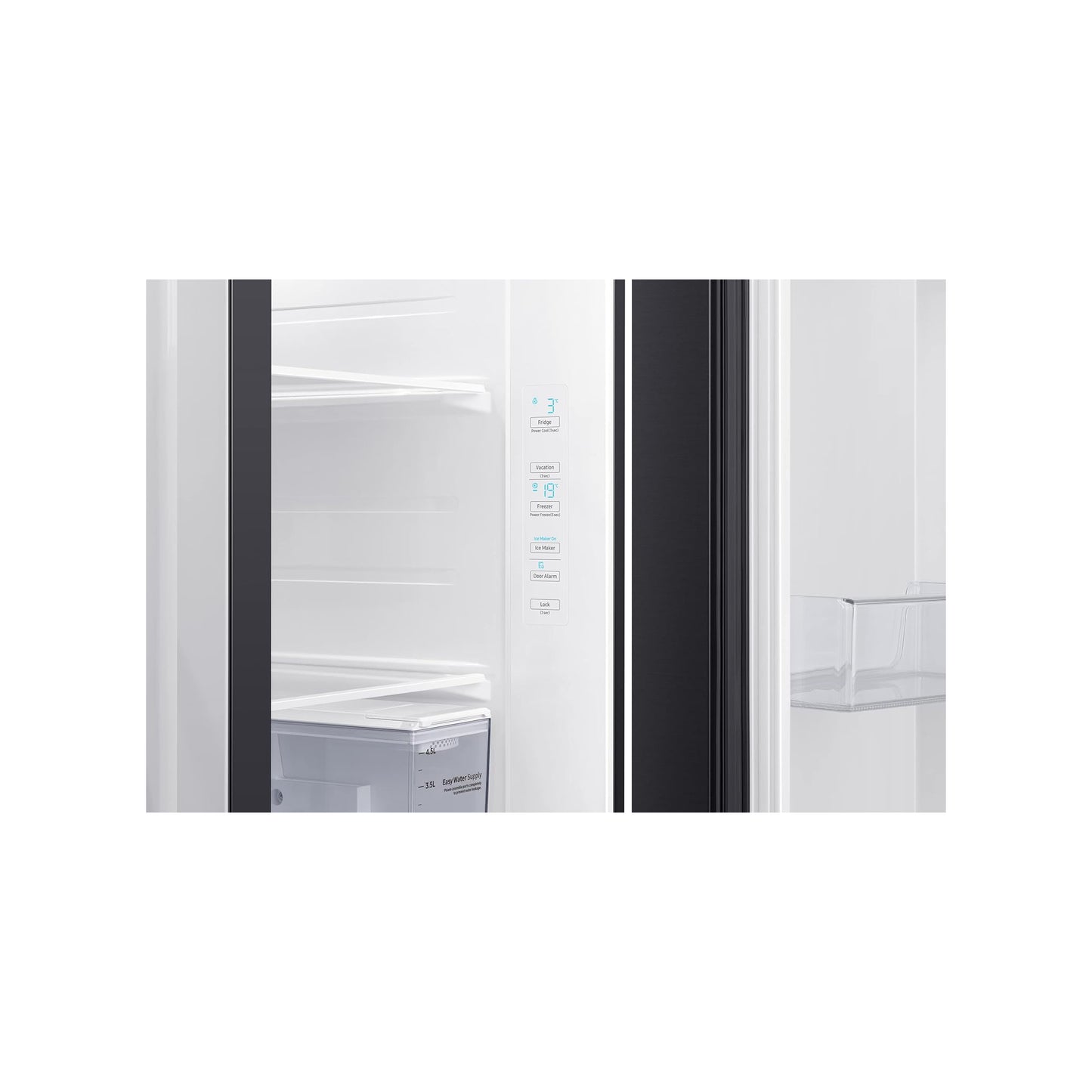 Samsung 660L Side by Side Refrigerator, RS64R5331B4