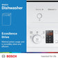 Bosch Series 4 12 Place Free Standing Dishwasher, SS50E92GC