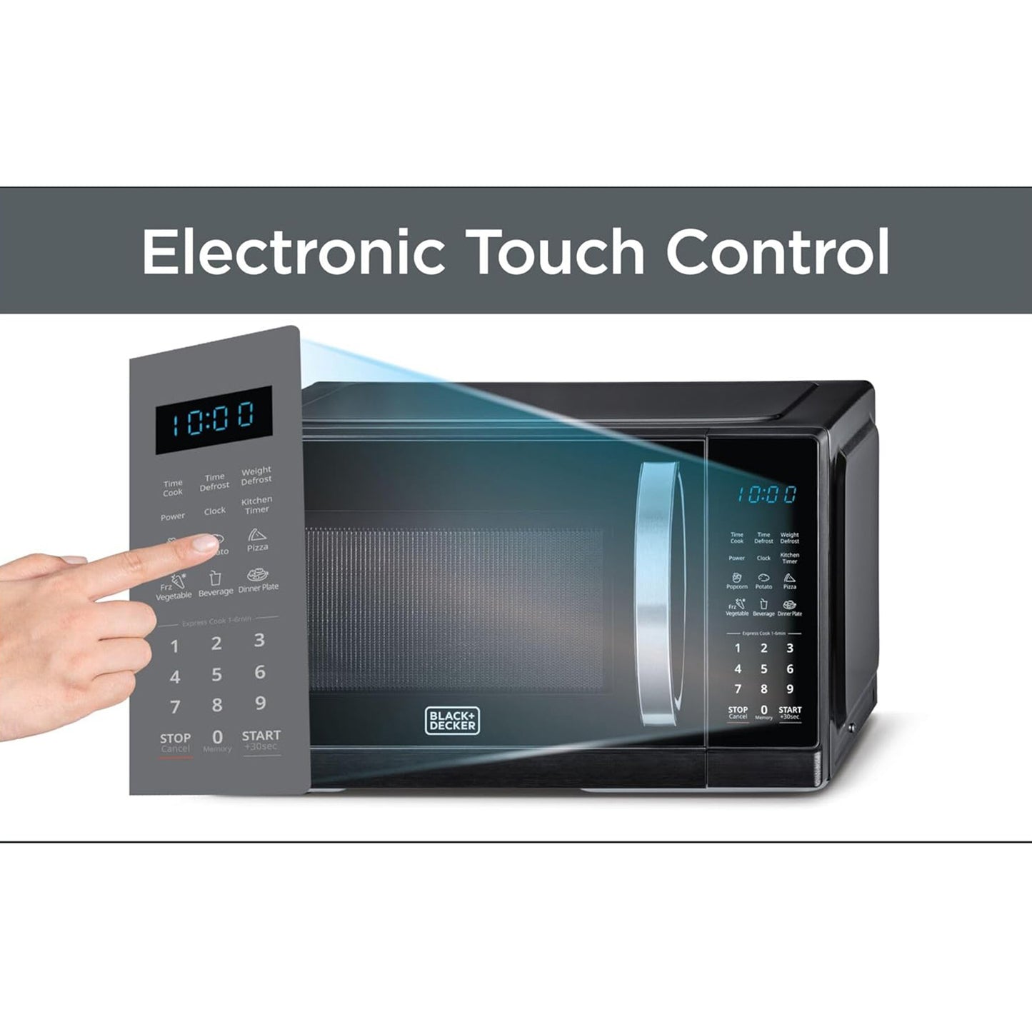 Black + Decker 25L Microwave Oven, MZ2500P