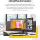 Samsung 34 inch ViewFinity 6 Series Ultrawide QHD Curved Monitor - 100Hz, S34C650UAM