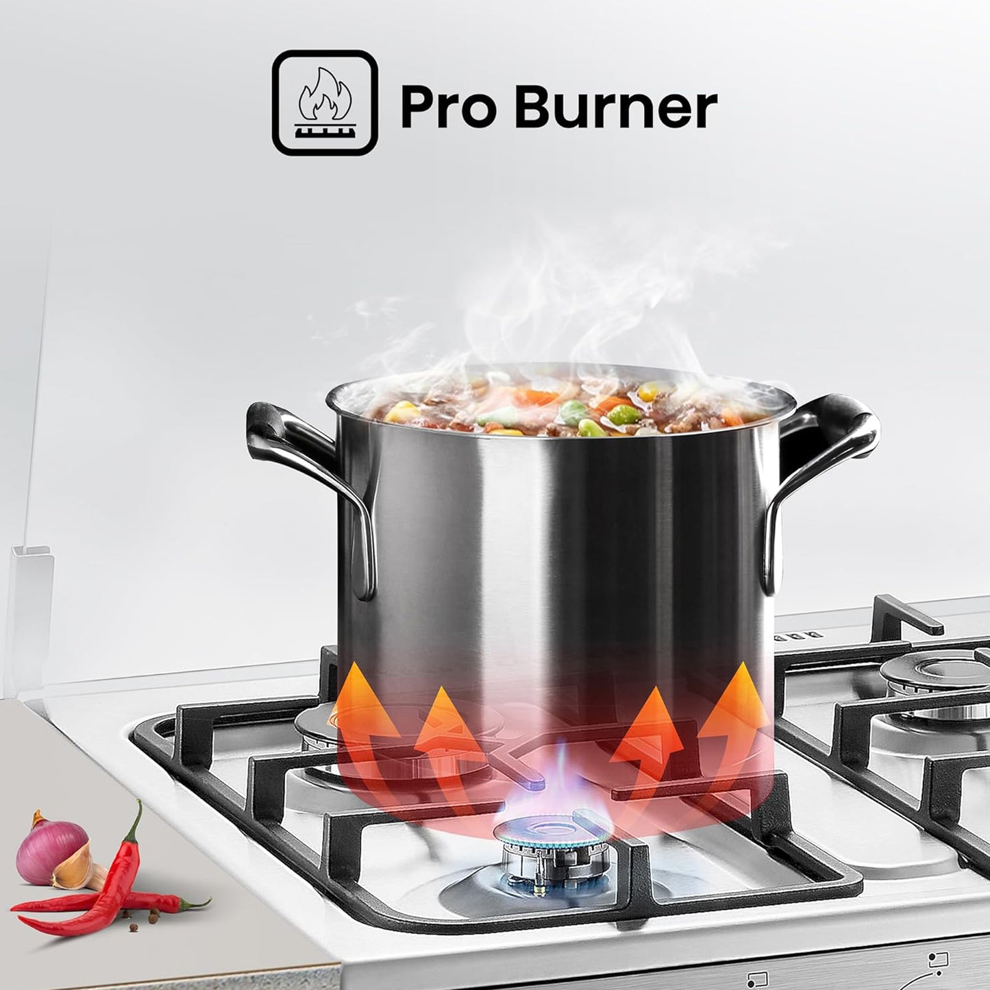 Hisense 60X60 Cm 4 Burner Cooking Range, HFG60121X