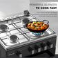 Nikai 50x55 Full Safety 4 Burner Gas Cooker, U3110NBFS