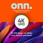 Onn 75 inch Smart TV - 4K