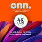 Onn 65 inch Smart TV - 4k