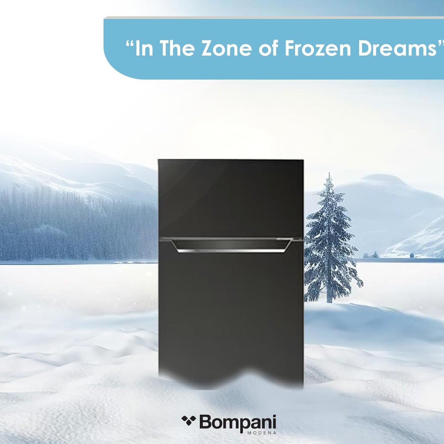 Bompani 100L Double Door Refrigerator, BR100SS