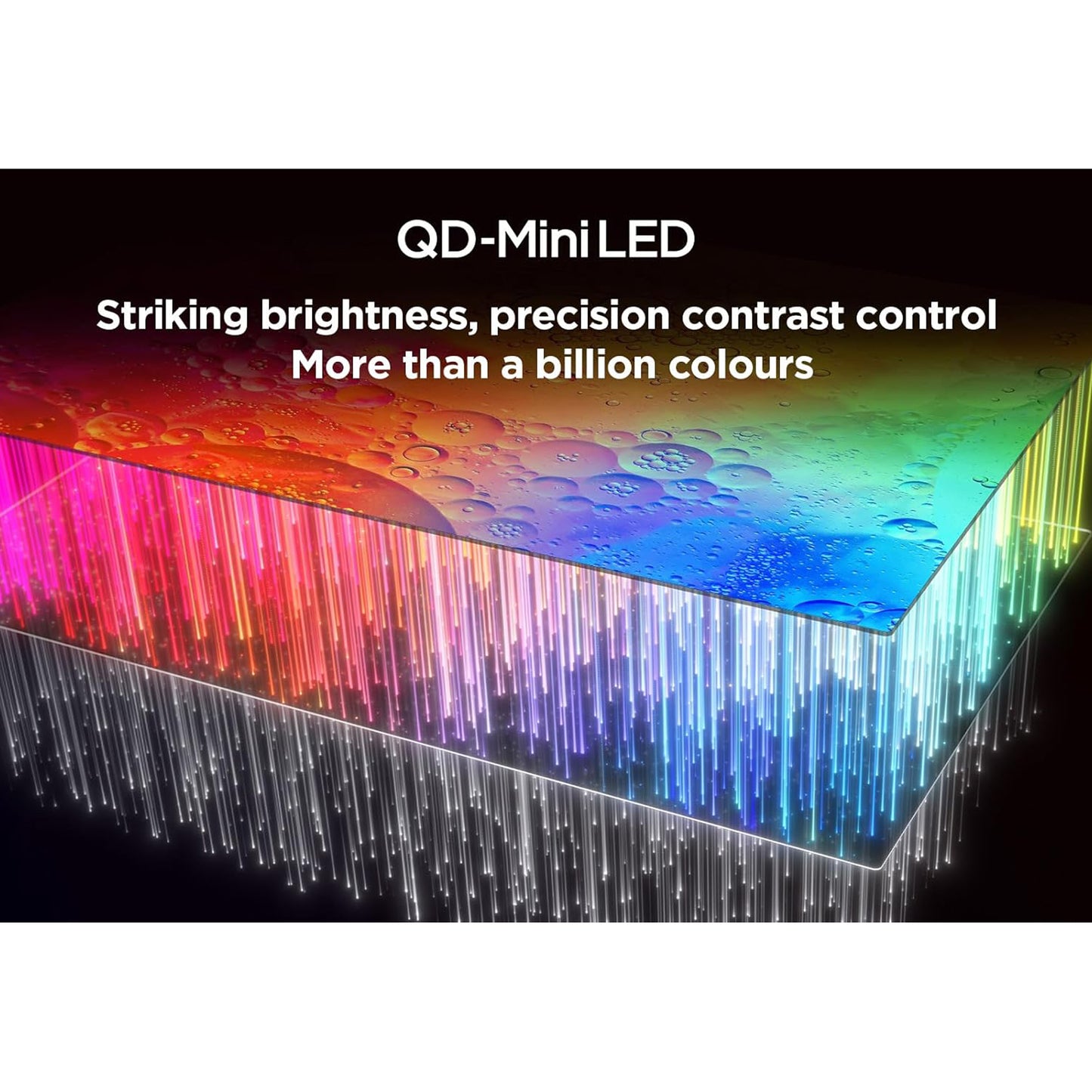 TCL 85 inch Android Smart QLED Mini LED TV - 4K, 85QM8B