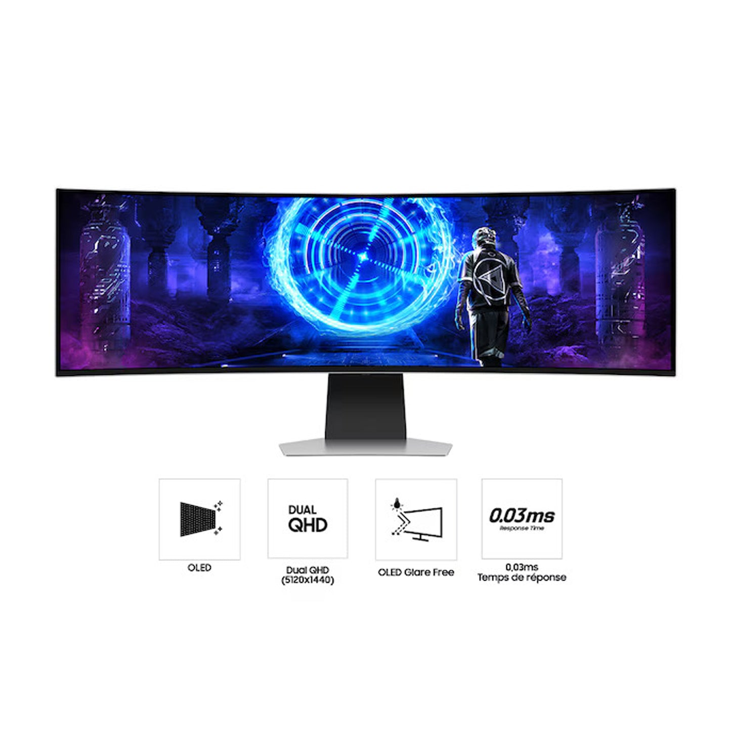 Samsung 49 inch Odyssey OLED G9 DQHD Smart Gaming Monitor - 240Hz, S49DG95SU