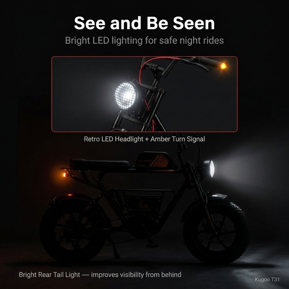 Kugoo Electric Scooter 750W 35KM Range 35KM Speed, T31