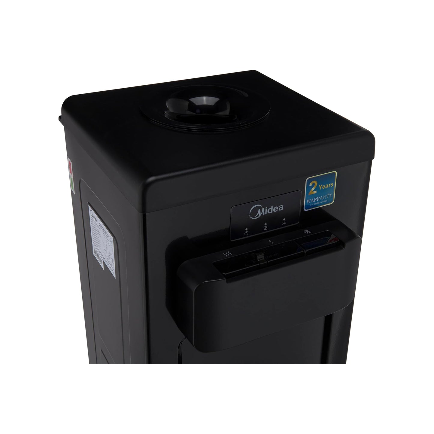 Midea 3 Tap Top Loading Water Dispenser, YL1917SAE-(BK)