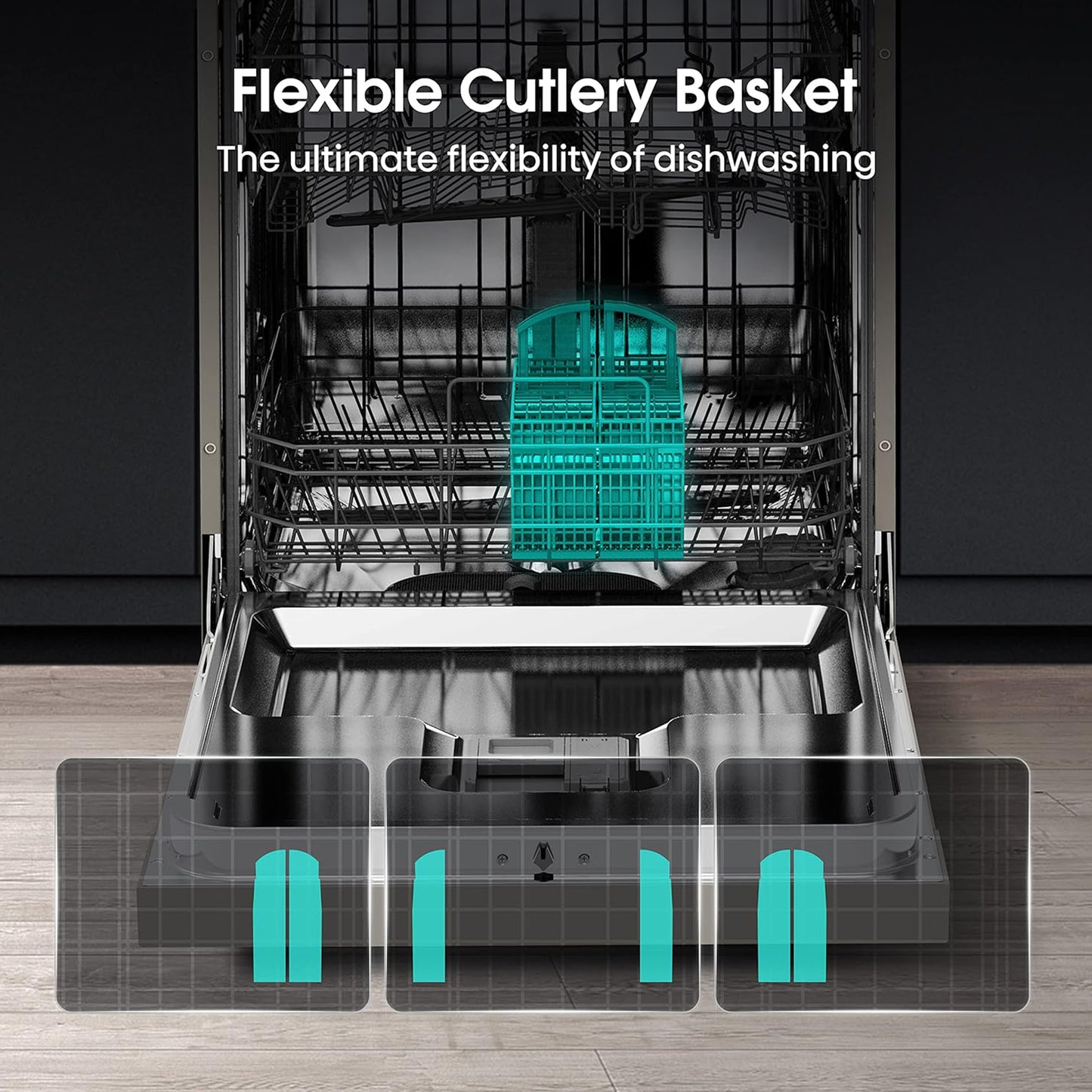 Hisense 15 Place Free Standing Dishwasher, HS623E90G