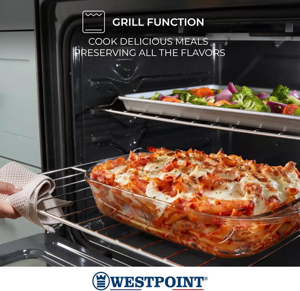 Westpoint 90X60 Cm 5 Burner Gas Cooker, WCLR-9650G0CIID