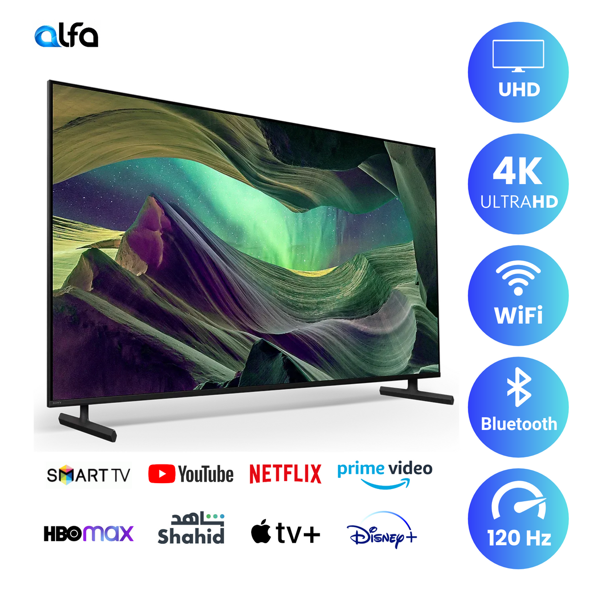 Sony 65 inch Smart Android TV - 4K, 65X85L