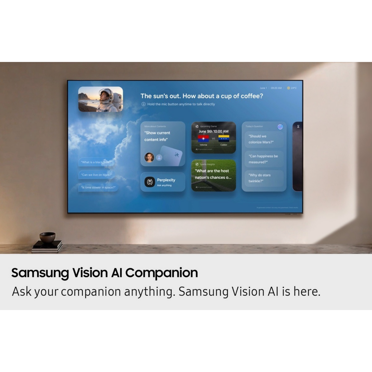 Samsung 100 inch Smart Neo QLED TV - 4K - 144Hz, 100QN80H