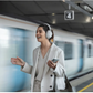 Sony Wireless Noise Cancelling Headphones, Silver - WH-1000XM5