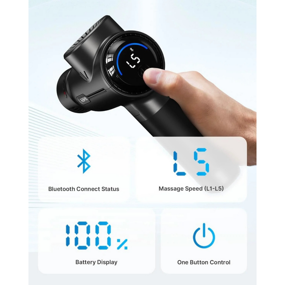 RENPHO Active+ Thermal Massage Gun, R-C002SH