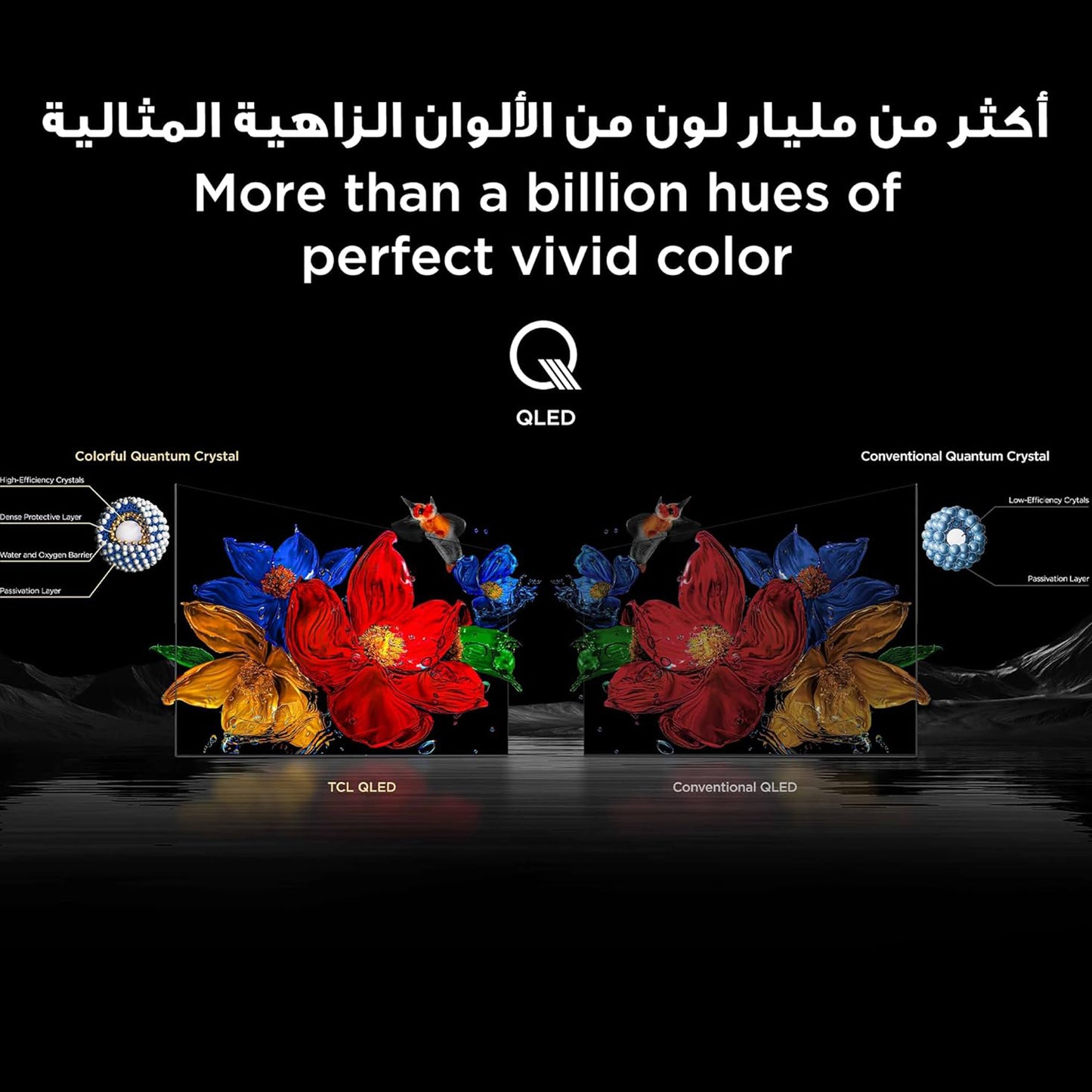 TCL 75 inch Android Smart QLED Mini LED TV - 4K, 75C805