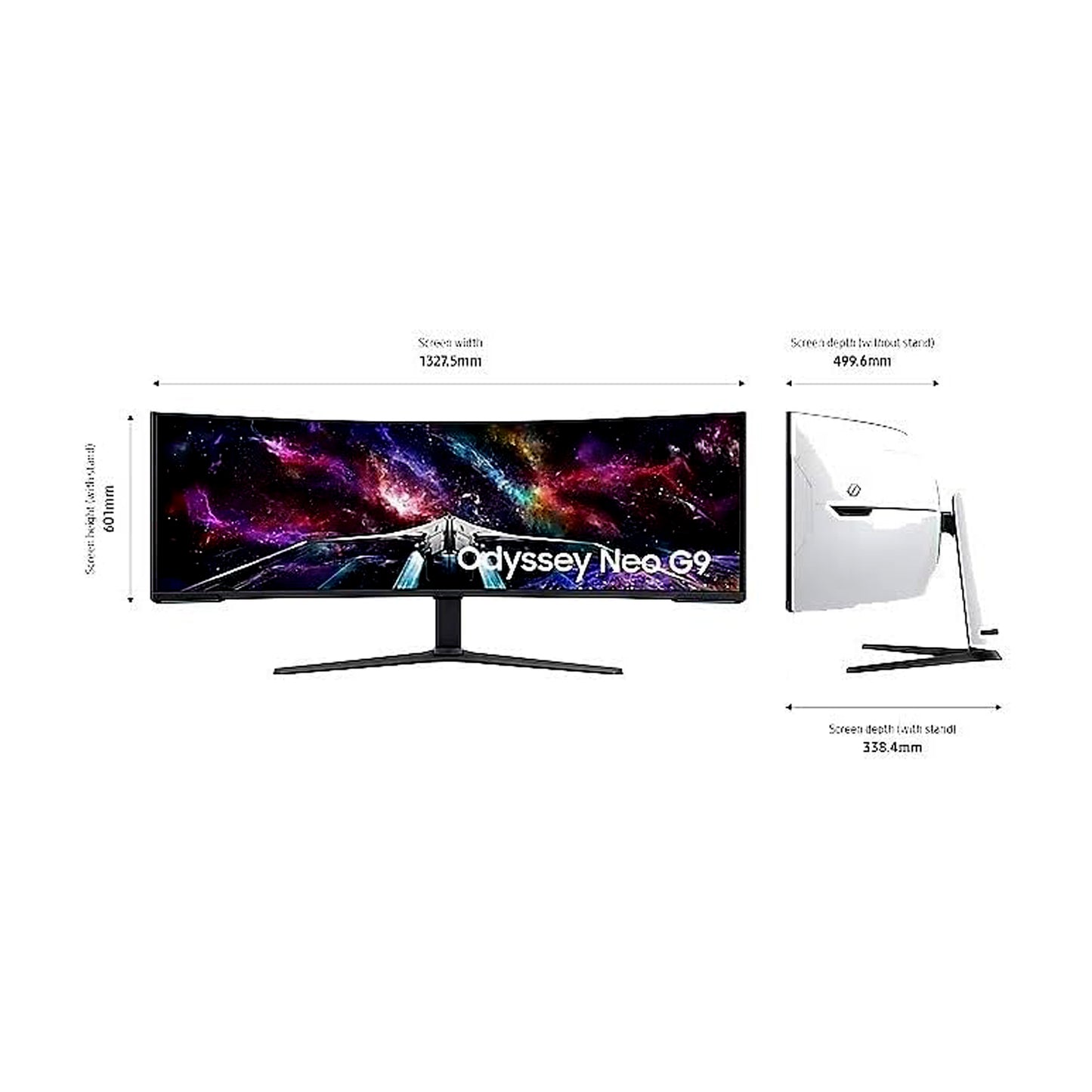 Samsung 57 inch Odyssey Neo G9 Dual UHD Curved Monitor - 240Hz, LS57CG952NMXUE