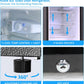 Rubik 62L Glass Door Mini Fridge, RBJC-62-HCWB